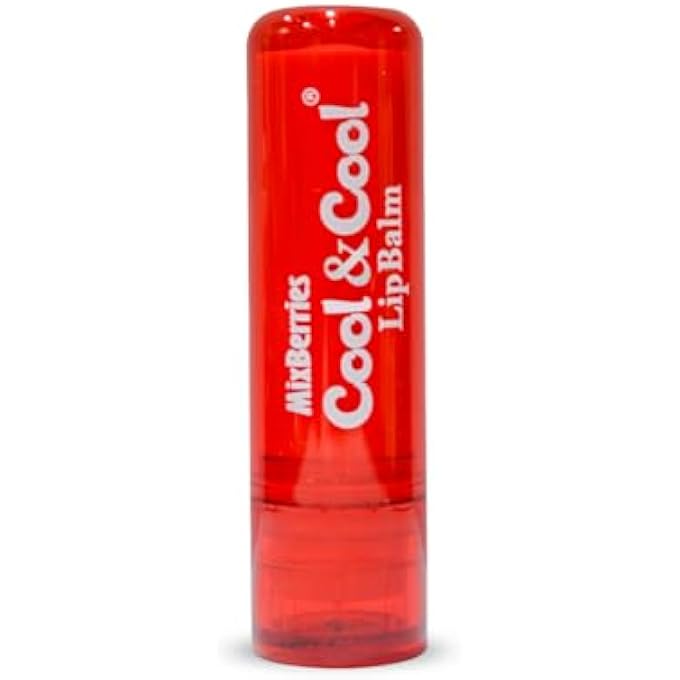 Cool & Cool MIXED BERRIES LIP BALM - INTENSE NUTRITION,BEES WAX,VITAMIN-E,SHEA BUTTER, MINERAL OIL FREE,MADE IN GERMANY - 4.6G - Image 2